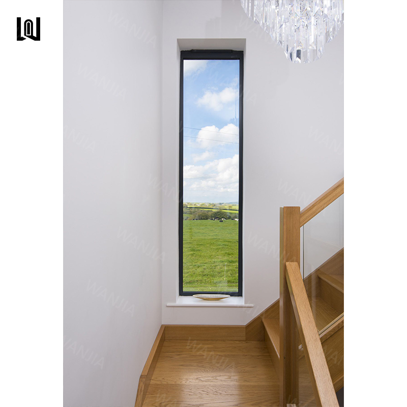 Wanjia Custom Hurricane Impact Modern Aluminum Fixed Double Glazing Picture Windows