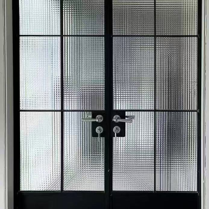 Custom Made Aluminum Swing Door with Powder Coated Profiles