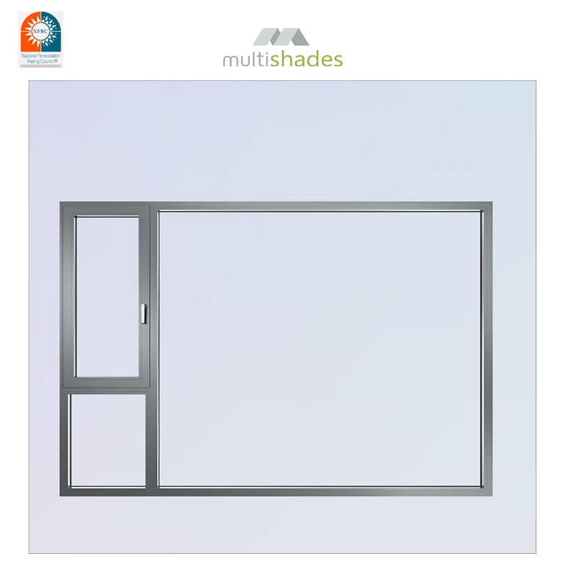 Inward Opening Casement Window Narrow Frame Space Saving Design Aluminum Window High Stability Aluminium Window Residential Area