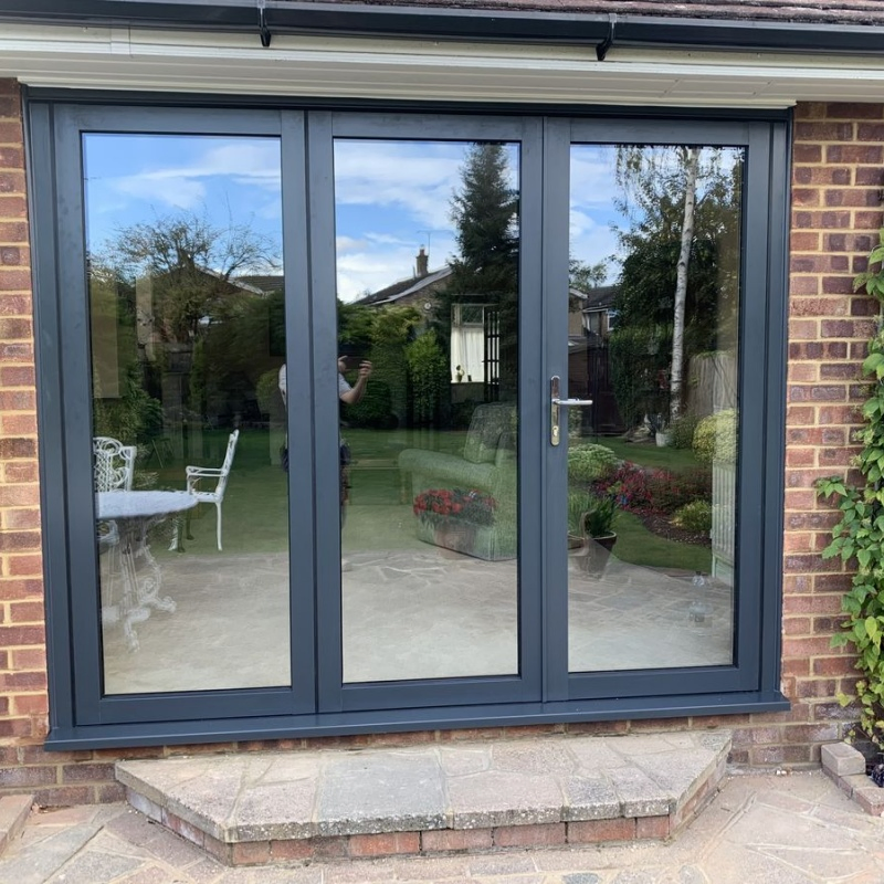 3mm High-Precision Thickened Profile Aluminium Glass Casement Doors and Windows