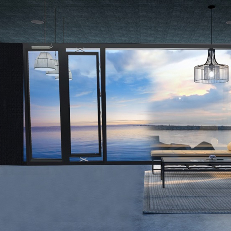 Custom Size Aluminum Electric Sliding Window Patio Balcony and Garden Entrance Modern Style Window