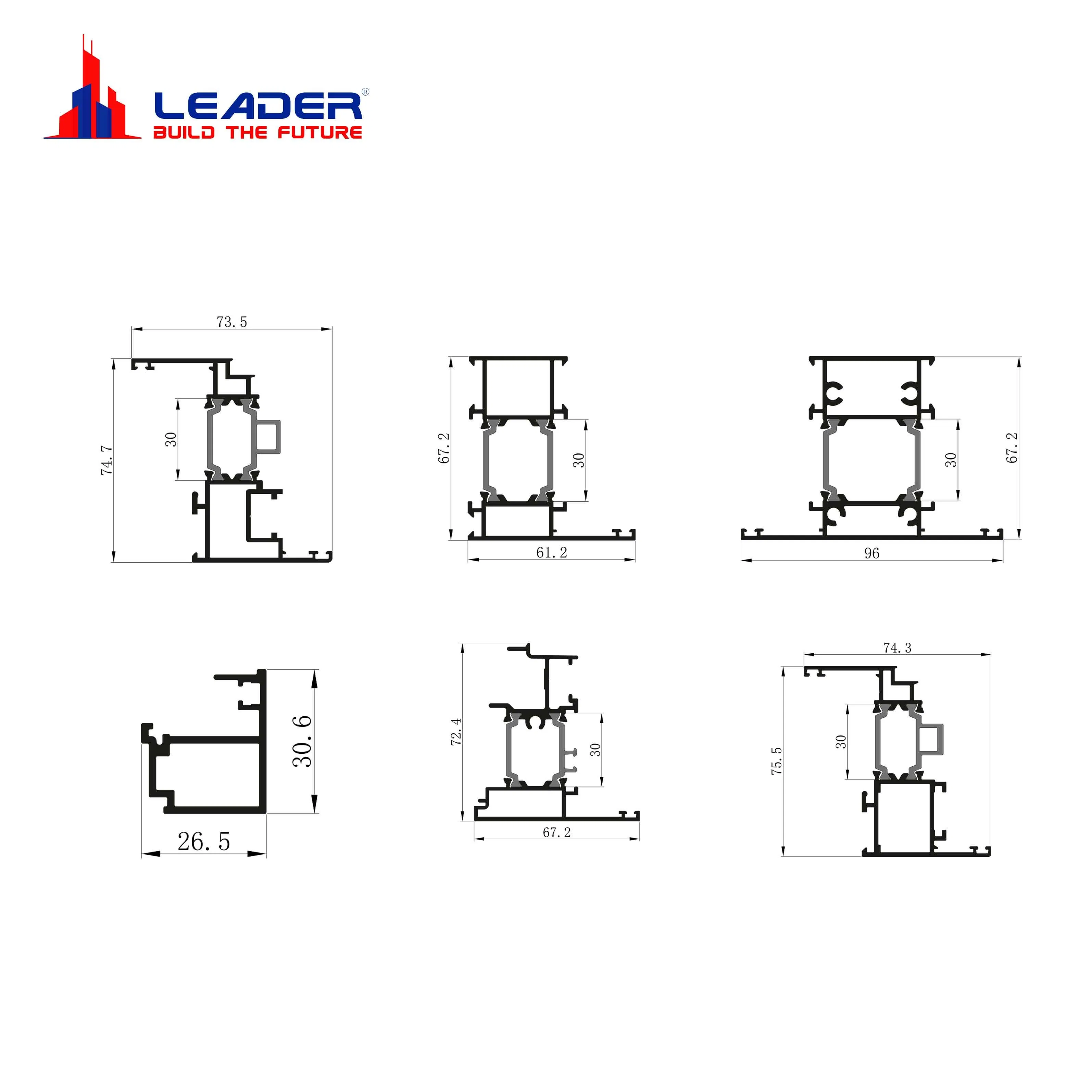 Aluminum Metal Tilt &amp; Turn Double Casement Windows with Precision Hardware