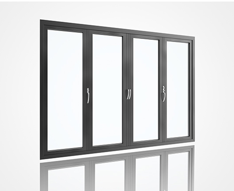 High Insulation Sound Proof Aluminum Folding Door with Ss Mesh