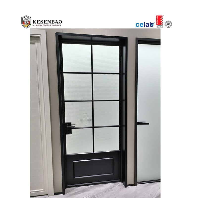 Commercial Kitchen Swinging Doors Thermal Break Aluminum Exterior French Doors Casement Door