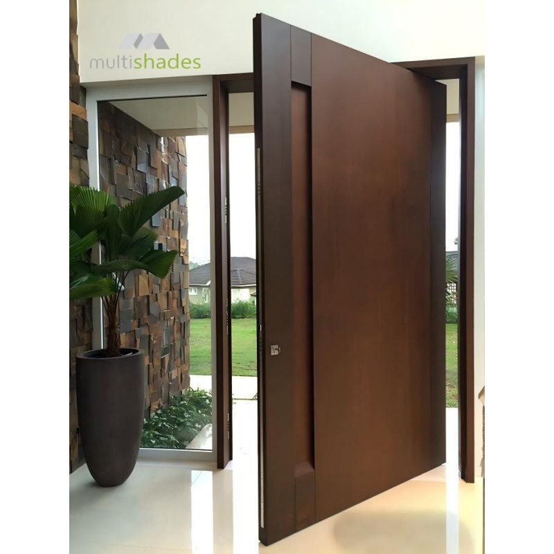 Custom Modern Villa Luxury Aluminum Pivot Entry Door High Quality Profile Security Exterior Main Entrance
