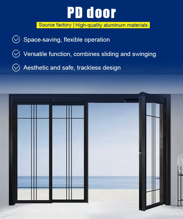 Kitchen Bathroom Folding Slide Door