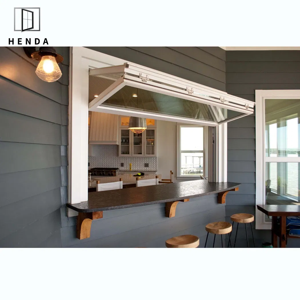 Foshan Factory Price Aluminium/Aluminum/UPVC/PVC/Metal/Glass Sliding Casement Awning Skylight Top Single/Double Hung Folding up Windows Window