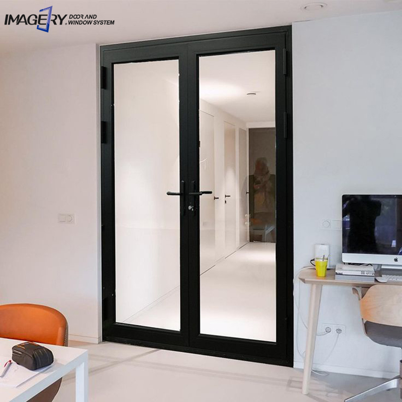 Classic Interior Room Doors Household Flat Open Aluminium Casement Doors for House