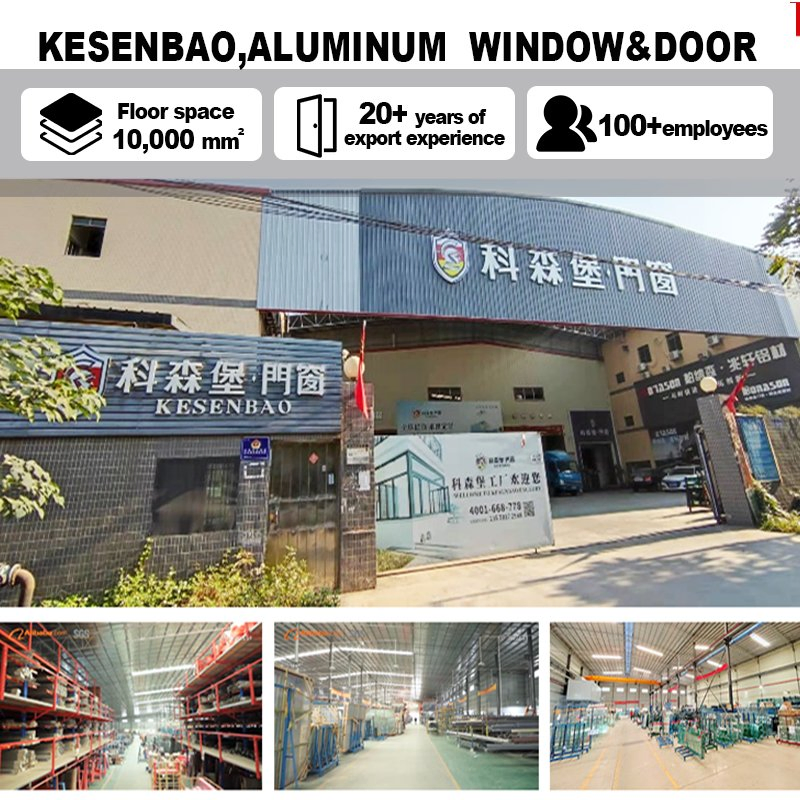 As2047 Certified Double-Glazed Hurricane-Impact Resistant Aluminum Sliding Window with Mosquito Net