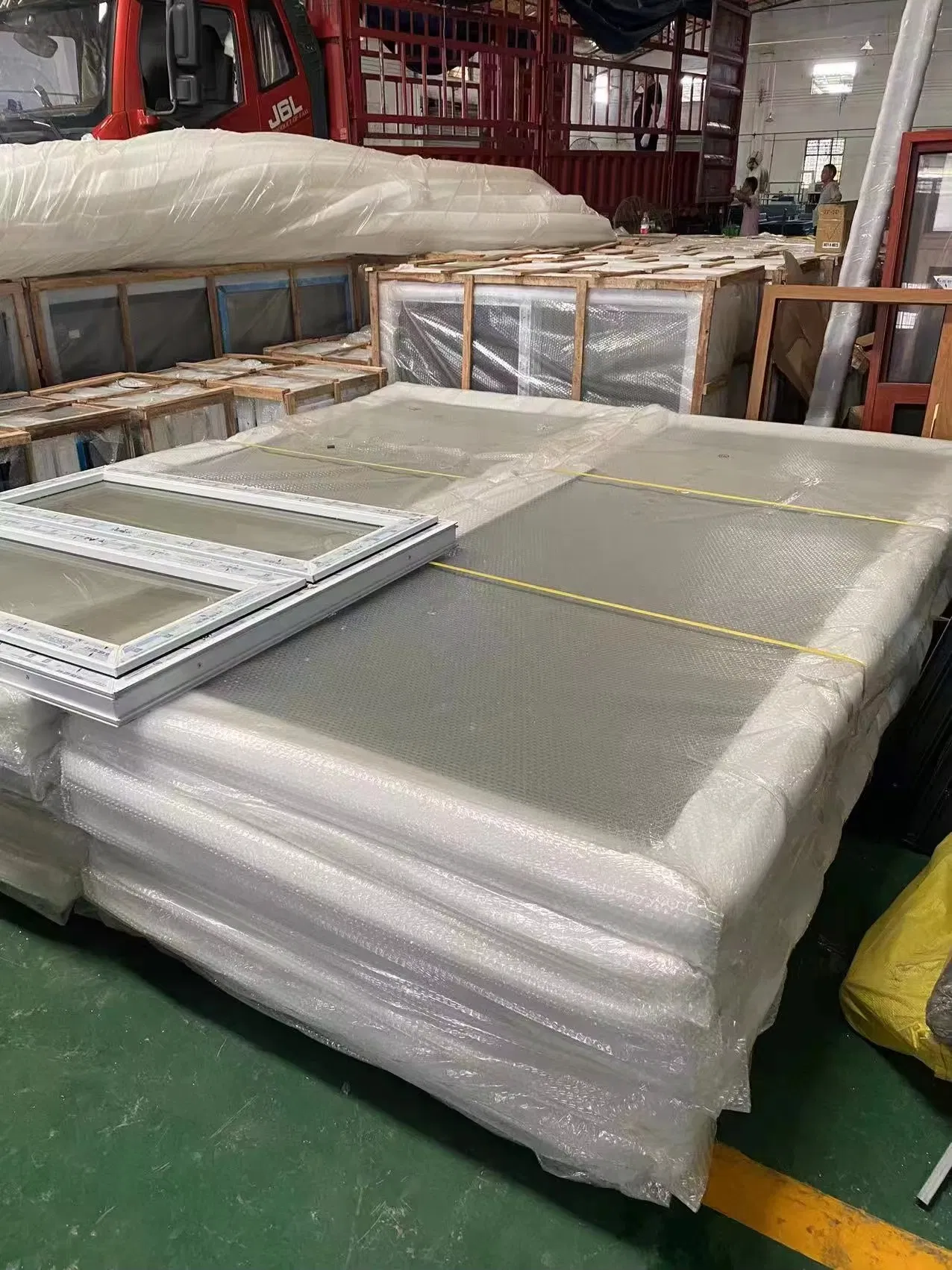 Thermal-Break Sliding Window Packing