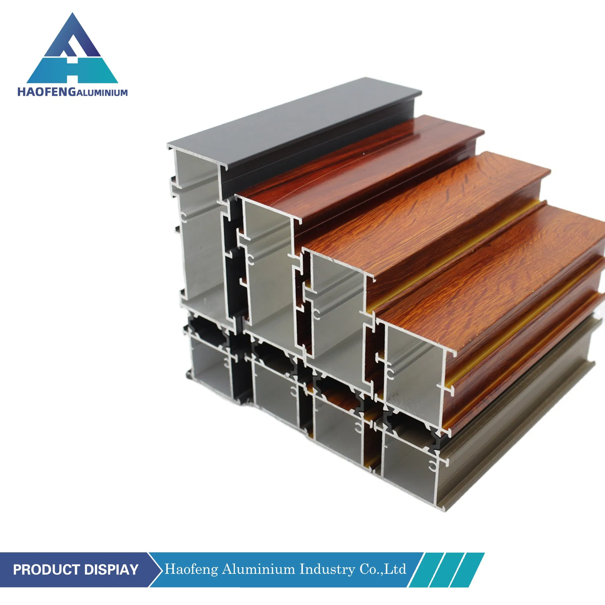 Custom Aluminum Extrusion Profiles Aluminum Sliding Door Thermal Break Aluminum Glass Door Double Glazing Sliding/Folding/Casement Door