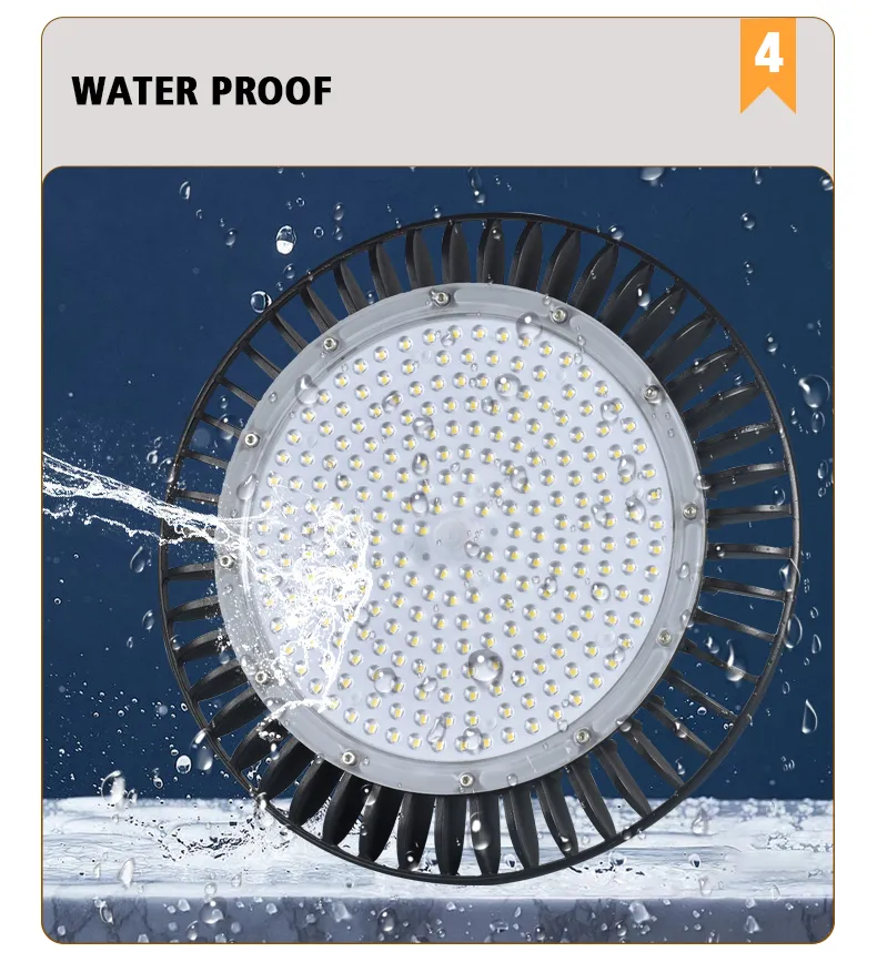 Durable Die-Cast Aluminum High Bay LED Lighting 6