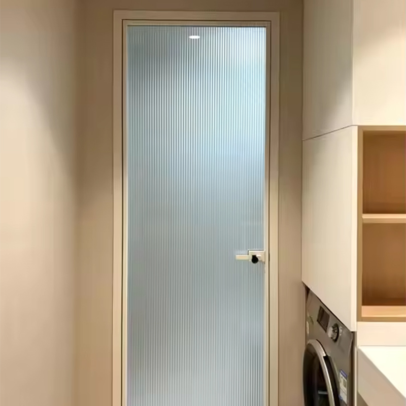 Budget-Friendly Aluminum Alloy Frosted Glass Bathroom Door French Casement Door