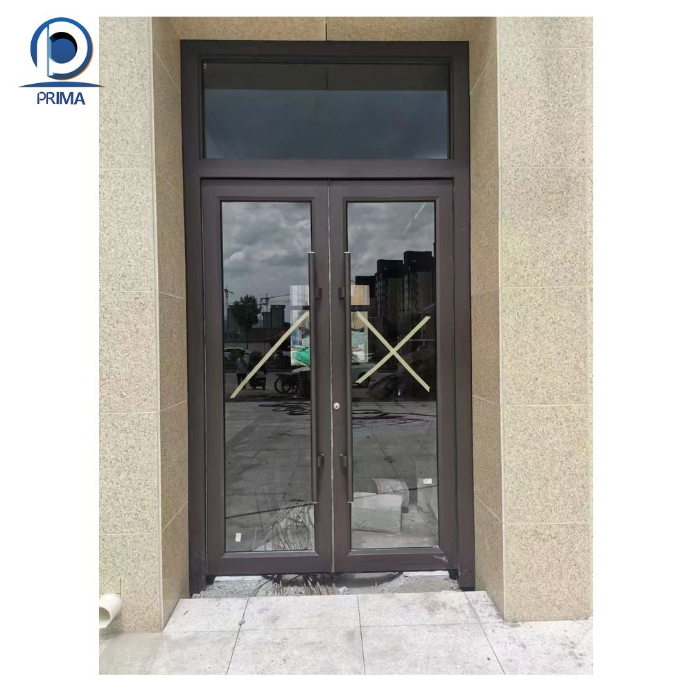 Commercial Aluminium Storefront Floor Spring Door Aluminum Shopfront Door