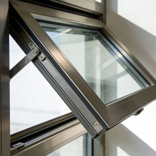 Custom Size Double Glazed Aluminum Outward-Inward Tilt Window