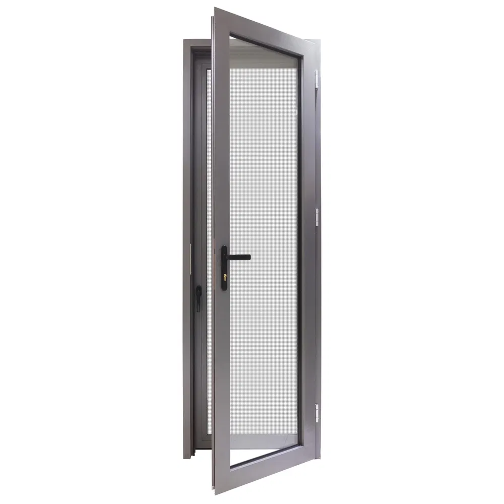 Exterior French Double Doors Laminated Safety Glass Aluminium Casement Door