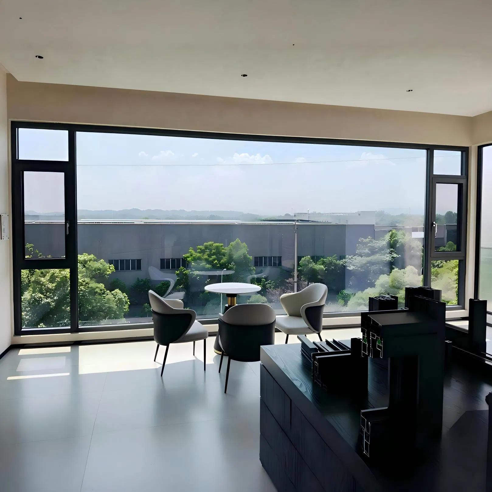 Elegant Large Size Windows with Aluminium for Luxury Appeal Soundproof Fixed Glass Picture Double Glazed Glass