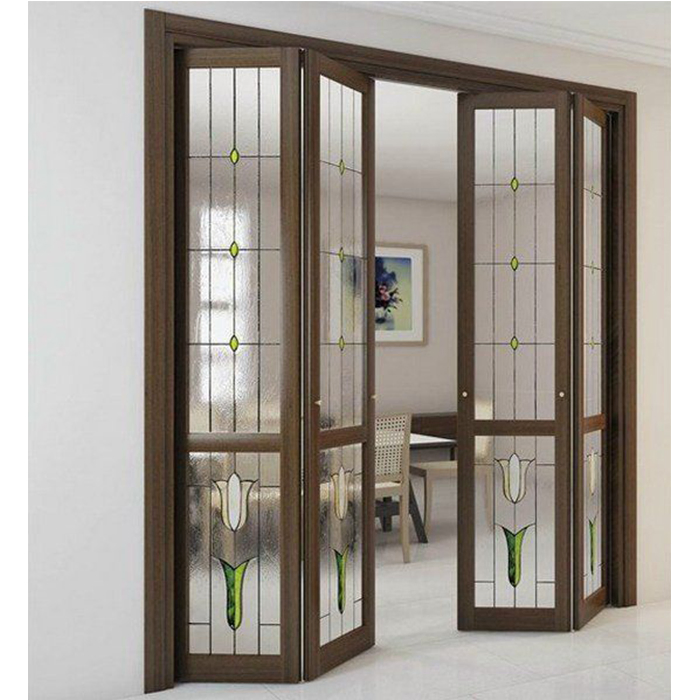 Best Design Hardware Certified Aluminum Frame Bi-Folding Patio Door for Home Shopfront