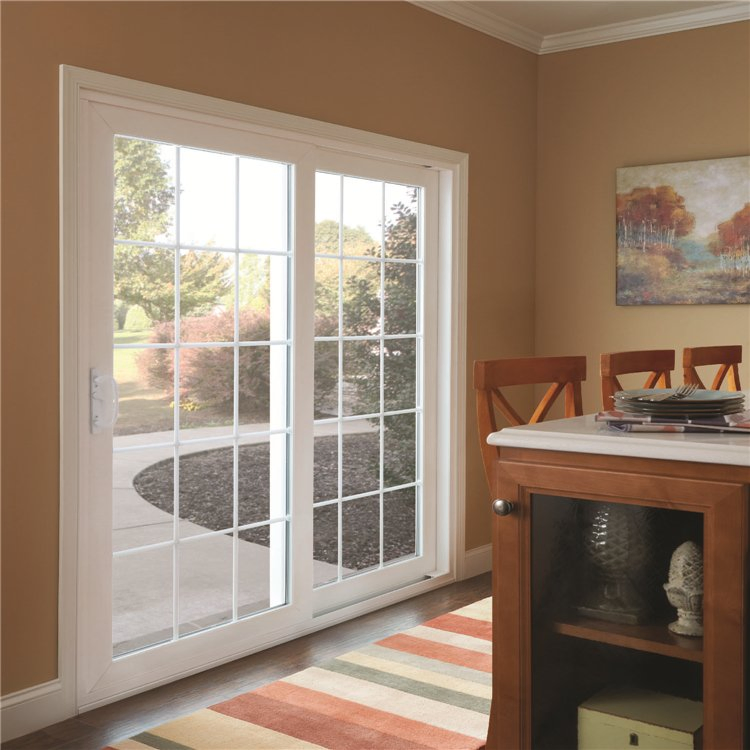 China Modern Exterior Thermal Break Aluminium Insulated Glass Sliding Doors