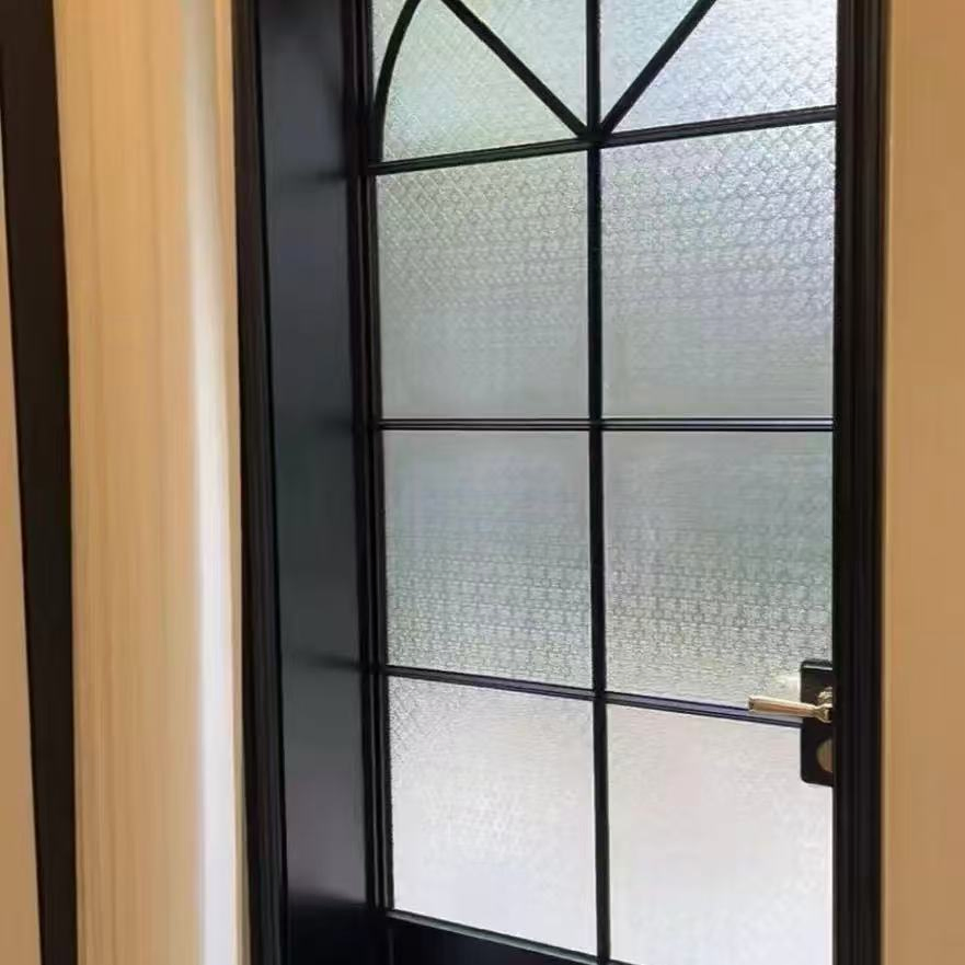 Custom Made Aluminum Swing Door with Powder Coated Profiles