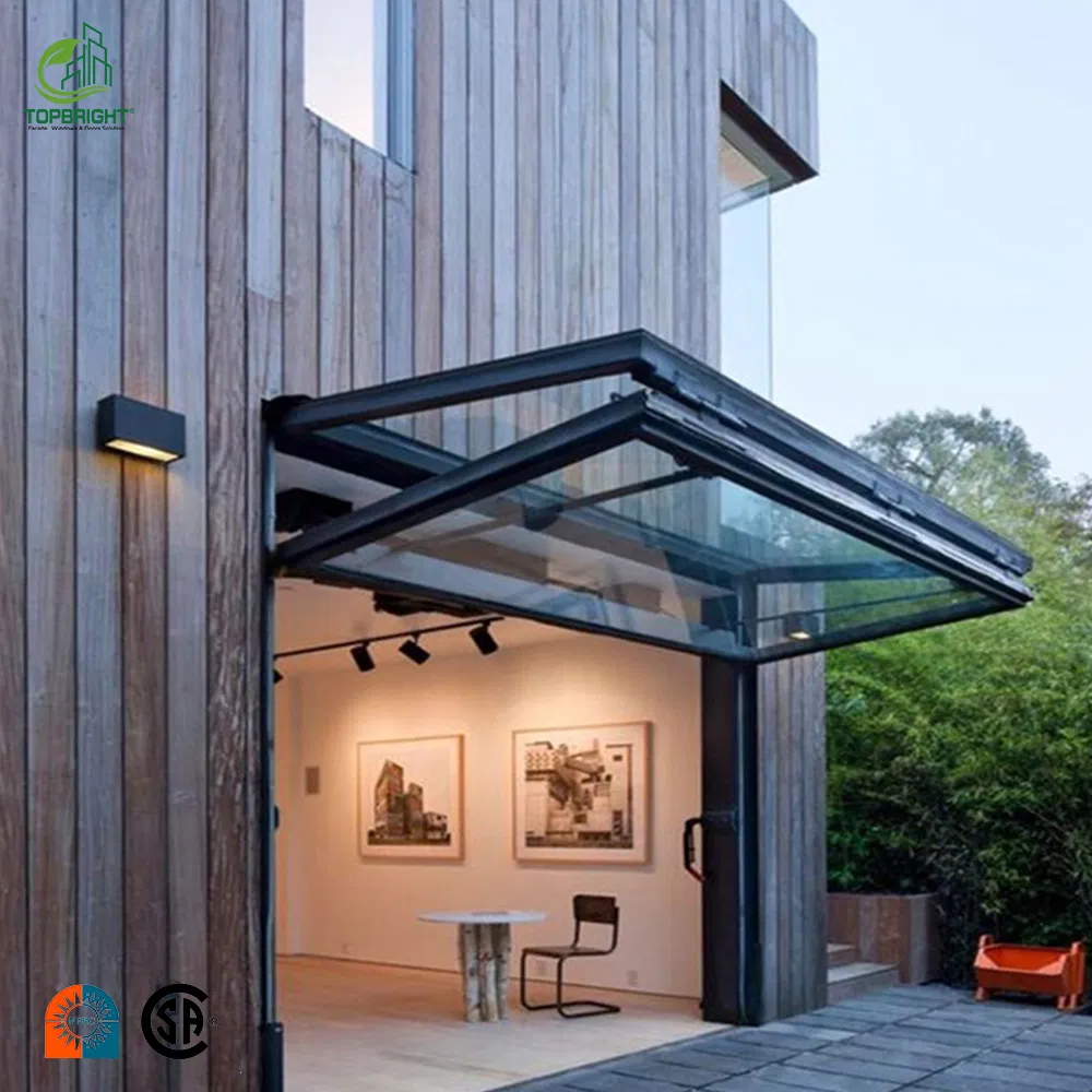 Customized Exterior Strong Alloy Windows Aluminum Bi Folding Doors for Home Shopfront