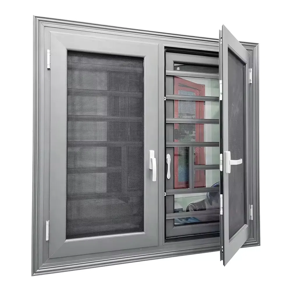 Elegant Alloy Frame Thermal-Break Metal Aluminum Casement Window with Custom Sizes/Colors