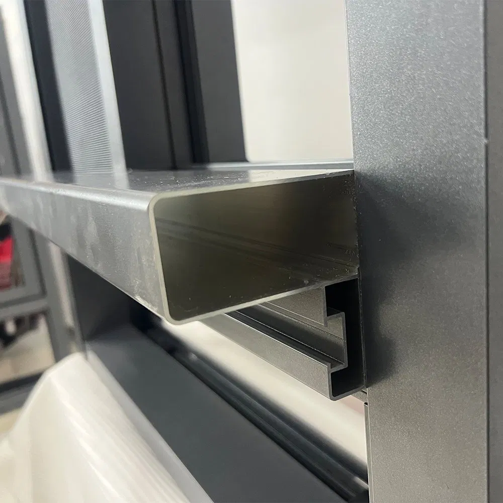 128-Series 6-Track Thermal-Break Sliding Window: Aluminum, Custom Size/Color (Residential, China)