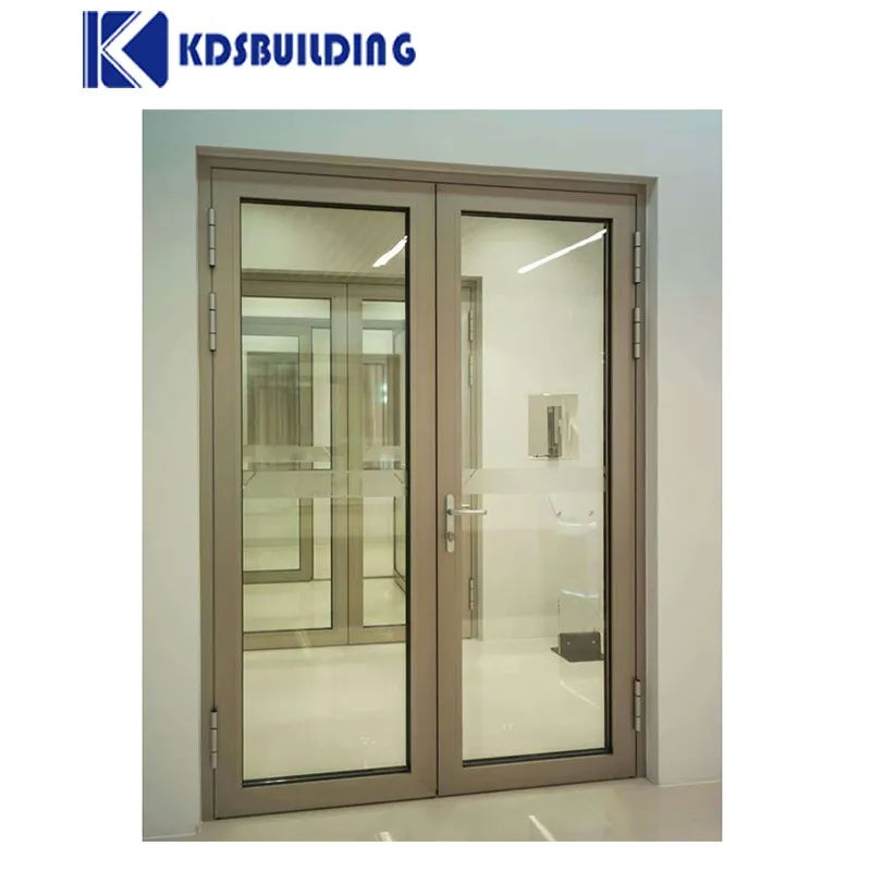 Safety Glass Aluminum Casement Door
