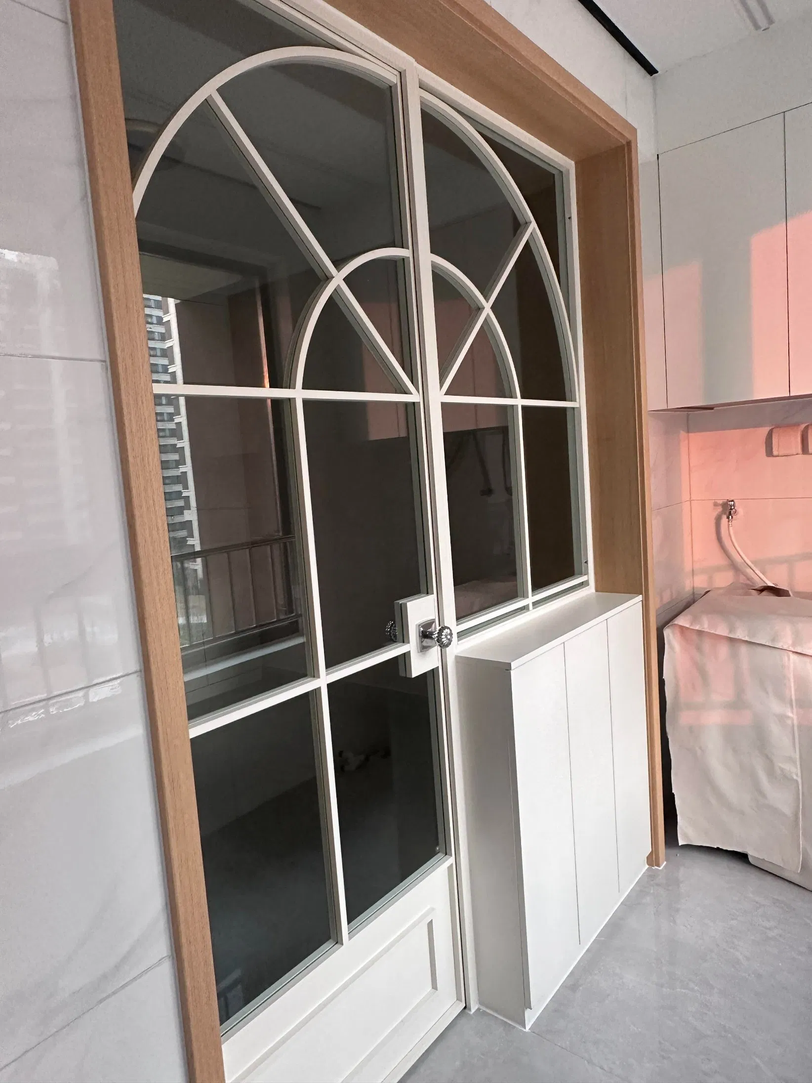 Opening Casement Door Design French Front Entry Aluminum Glass Casement Door