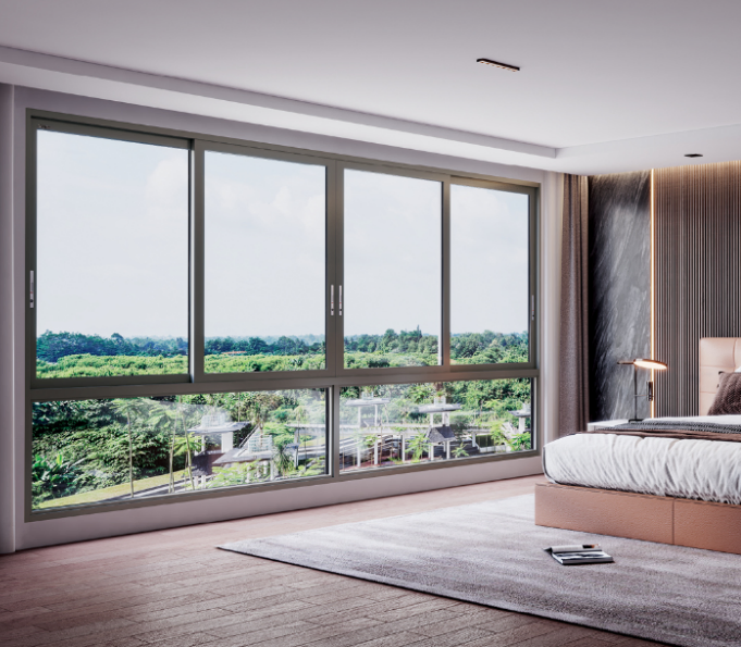 Energy Efficient Awning Window with Thermal Break and Aluminium Profile