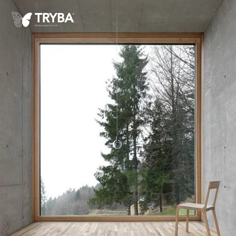 Custom Sizes Renolit Film Double Glazed Aluminum Fixed Picture Windows for Modern Villas