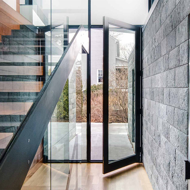 Modern Customized Doors with America Standard Thermal Break Argon Glass Aluminum Door