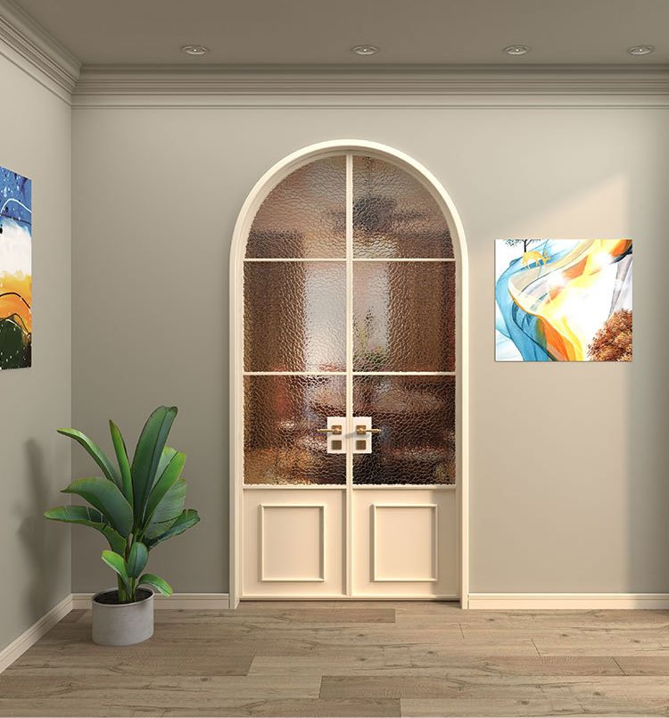 Arched Top Crittall Style Industrial Chic Style Internal Glazed Door for Shopfront