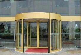 Automatic Commercial Shopfront Double Swing Glass Door Revolving Door