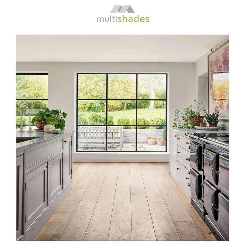 Multishades Minimalist Aluminum Casement Sealed Window Gym Commercial Soundproof Shockproof Custom Size Factory Direct