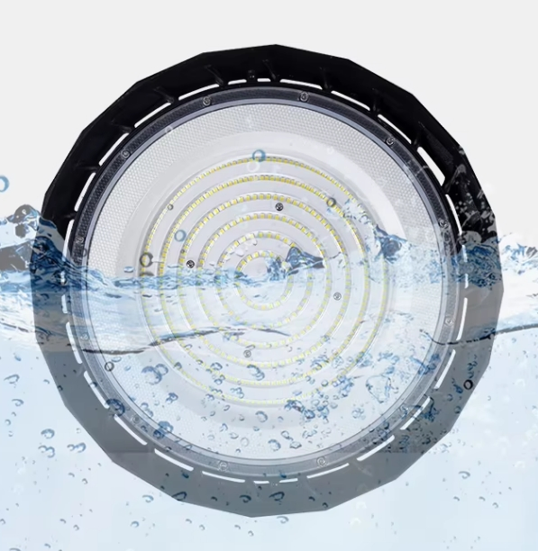 High Lumen Smart Warehouse Motion Sensor Dimmable 100W 150W 200W Industrial LED UFO High Bay Light with Phillips Driver