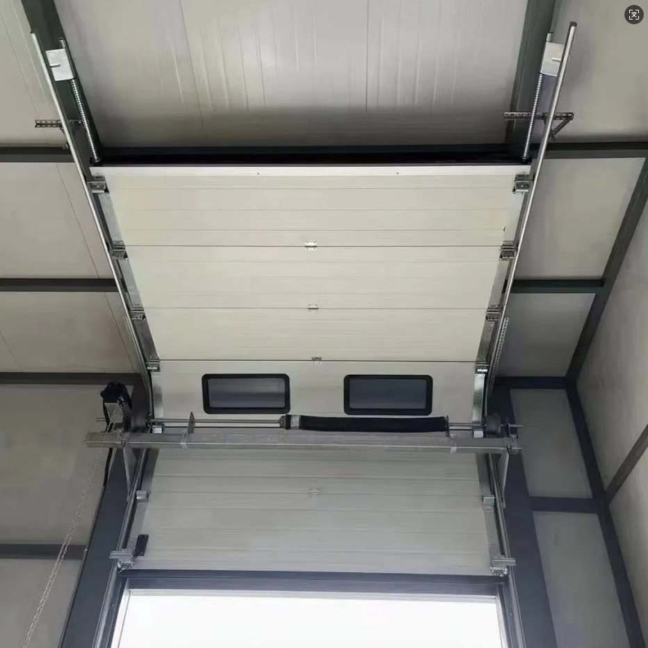 Corrosion Resistant Electric Aluminium Folding Insulated Sectional Garage Lift Door for Coastal Region and High Humidity Areas
