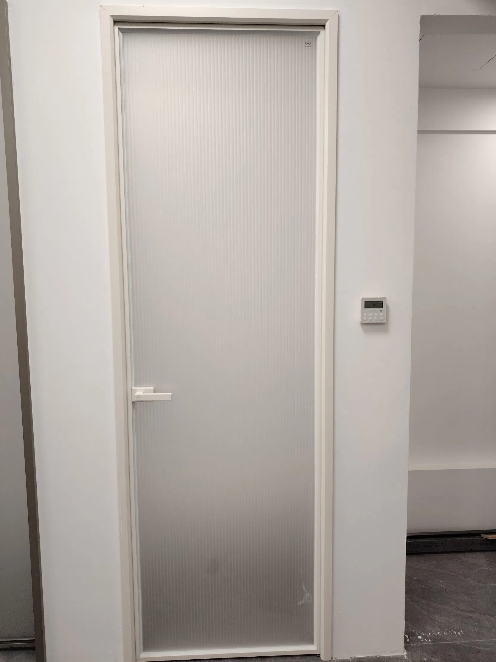 China Factory Price Interior Modern Decoter Aluminum Doors House Clear/Frosted Tempered Glass French Door