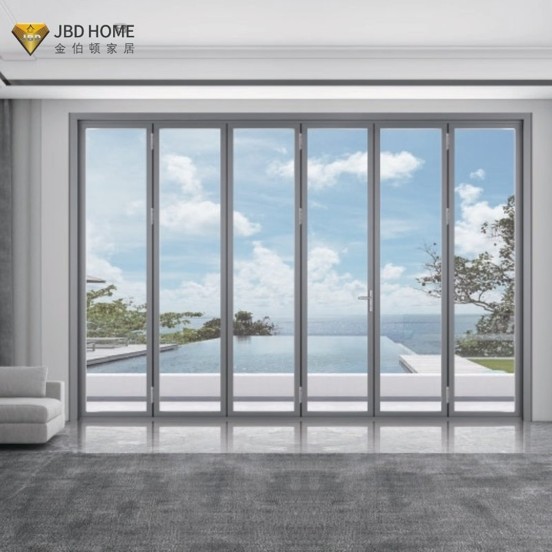 Premium Aluminum Accordion Folding Doors for Internal and External Use