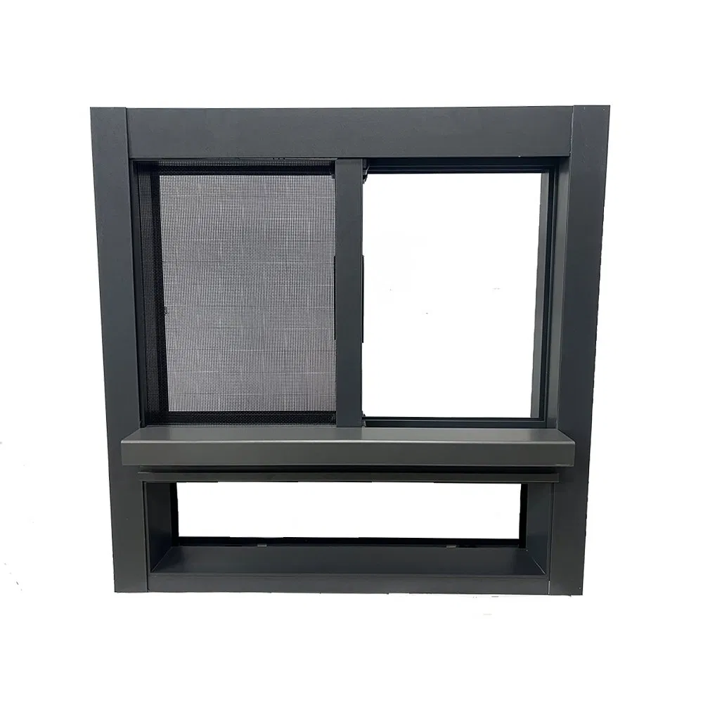 128-Series 6-Track Thermal-Break Sliding Window: Aluminum, Custom Size/Color (Residential, China)