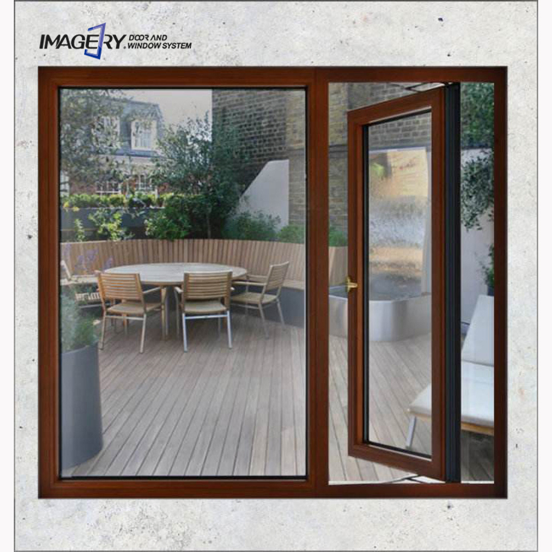 Customizable Sound Proof Aluminium French/Casement/Hinged Door Factory