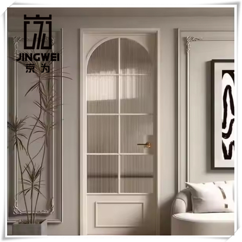 Budget-Friendly Aluminum Alloy Frosted Glass Bathroom Door French Casement Door
