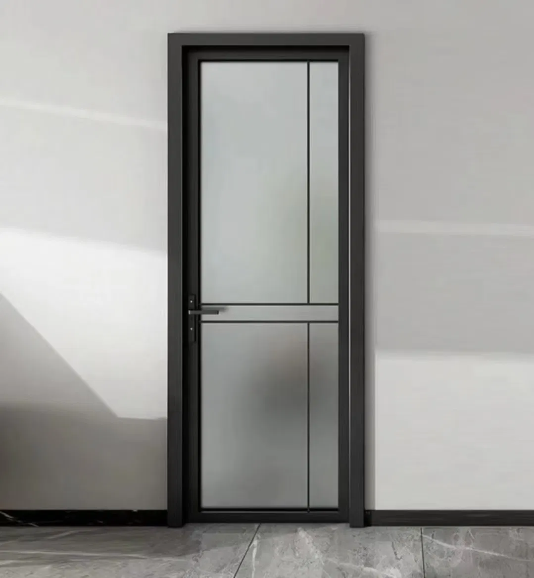 Manufacturers High Quality Casement Doors Wholesale Price Aluminum Glass Swing Door Toilet/ Bathroom Doors
