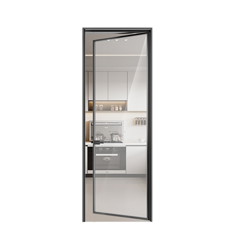 Contemporary Aluminum Alloy Hinged Door Waterproof Frame Energy Saving Design and Smooth Handle Operation Casement Door