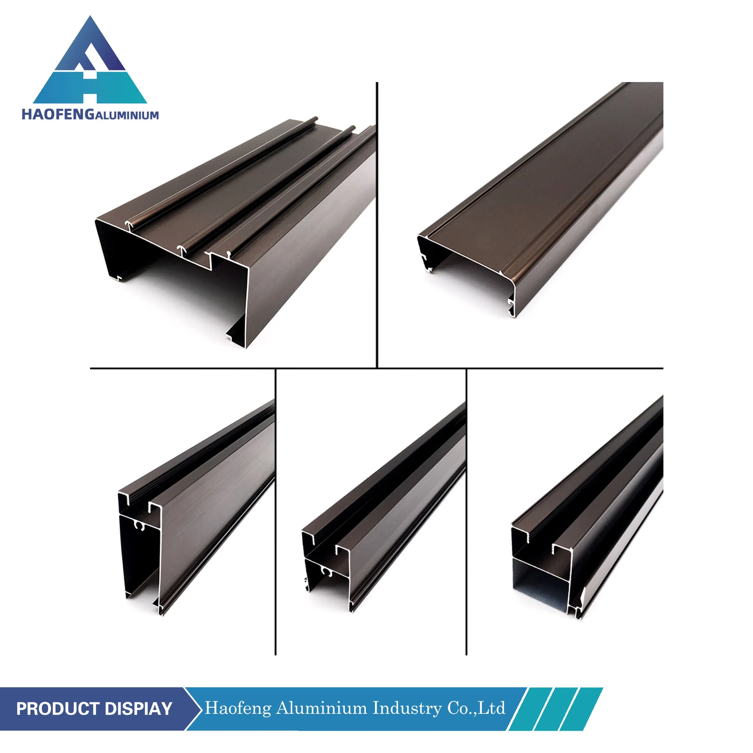 Custom Aluminum Extrusion Profiles Aluminum Sliding Door Thermal Break Aluminum Glass Door Double Glazing Sliding/Folding/Casement Door