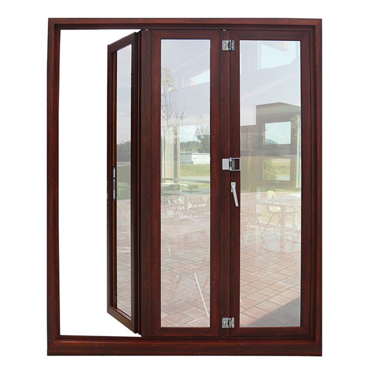 Custom High Quality Aluminum Window Door Profile Aluminium Residential Thermal Break Three-Track Sliding Door Weather Proof Aluminum Alloy Heavy Duty Glass Door