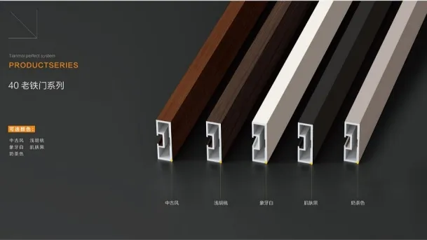 Interior French Style Aluminum Hinged Room Door