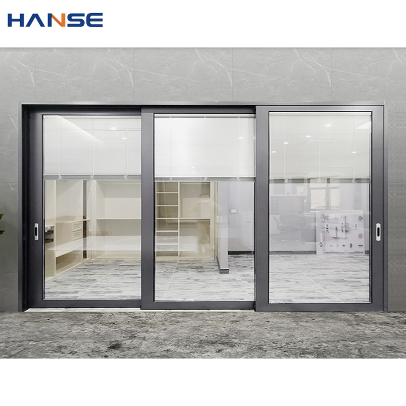 Custom Hot Sell Aluminium Profile Glass Balcony Sliding Door Sound Insulation Aluminum Double Glass Sliding Doors