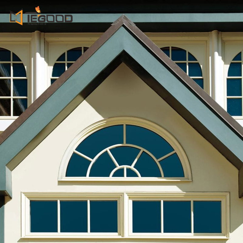 European Standard Modern Style Hurricane Resistant Large View Aluminum Fixed Glass Picture Windows