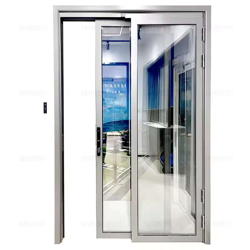 Customized Aluminium PT/Pd Double Swing Door/Sliding Door for Interior Kitchen Balcony Bathroom
